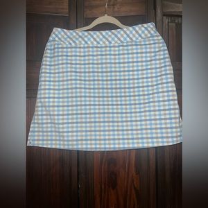 Adidas plaid sport skirt golf under shorts‎ athletic size 8